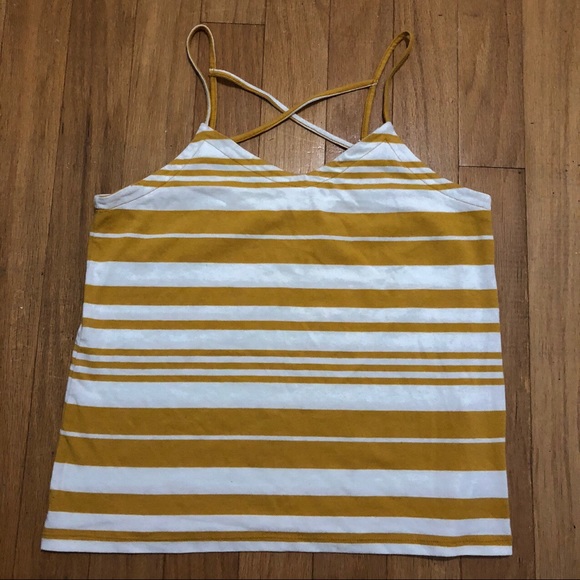 Yellow Tank Top Strappy Cami - Picture 1 of 4